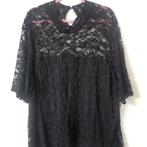 Black Lacy Torrid Blouse